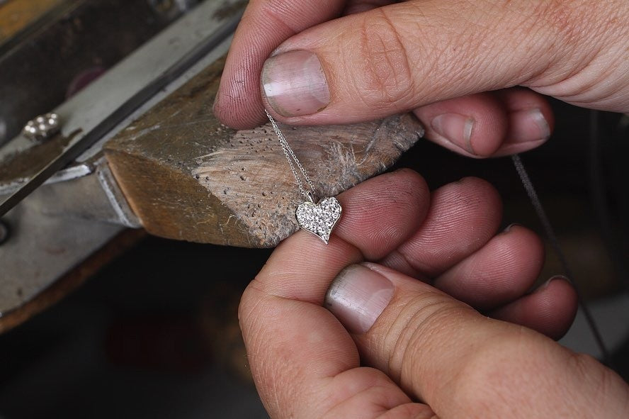 Diamond platinum Pendant - PG-BI-199 - image 1
