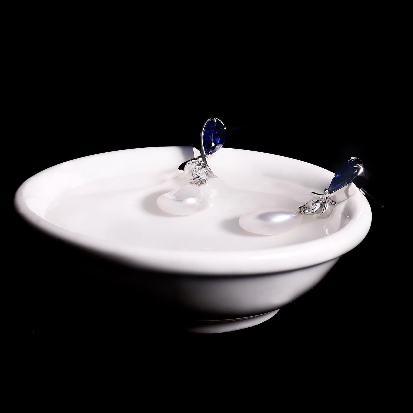 Ceylon Sapphire Earrings - PG-BI-200 - image 1