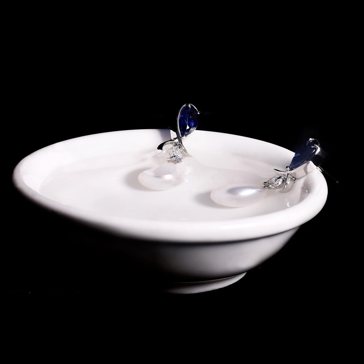 Ceylon Sapphire Earrings - PG-BI-200 - image 3