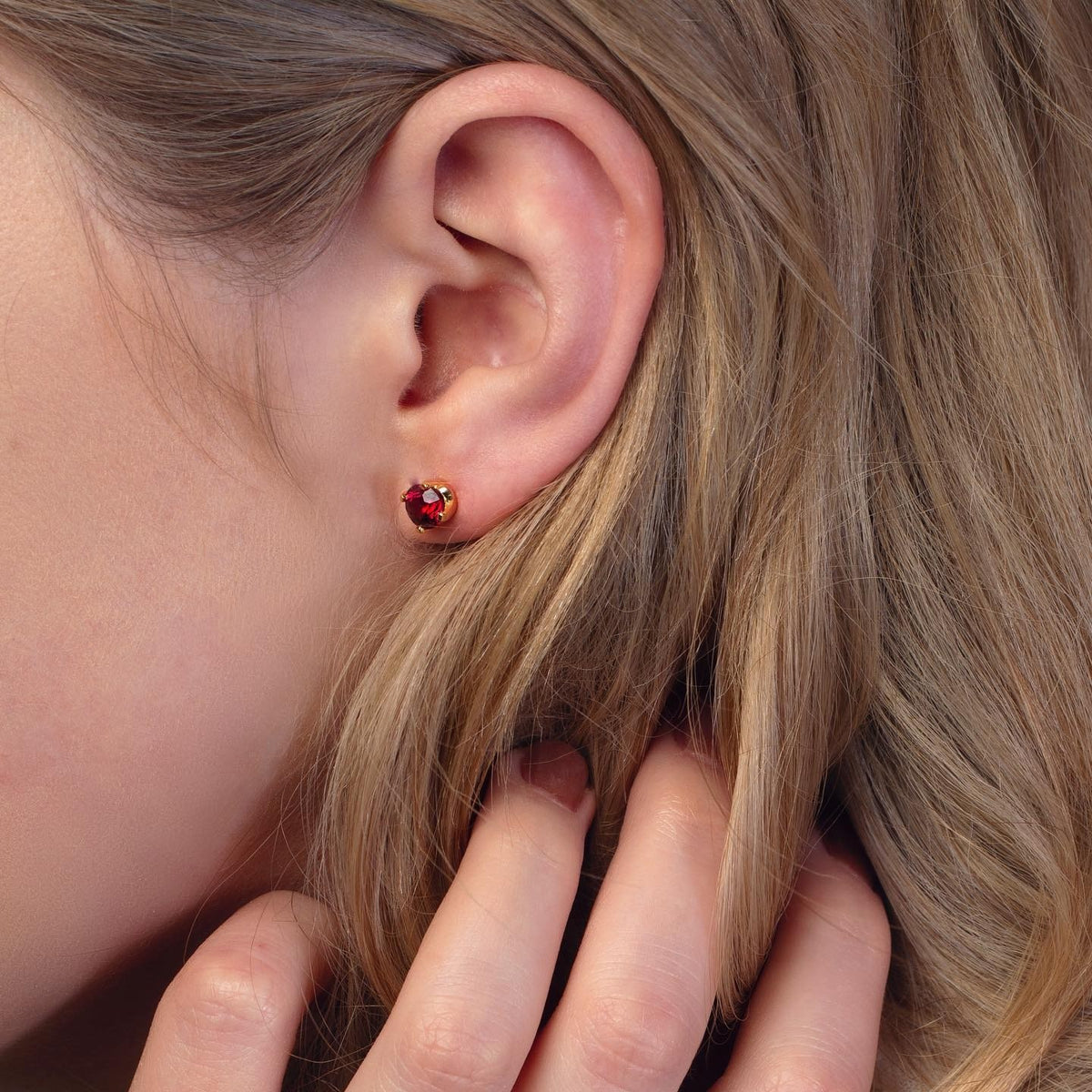 yellow gold Earrings - PG-BI-209 - image 3