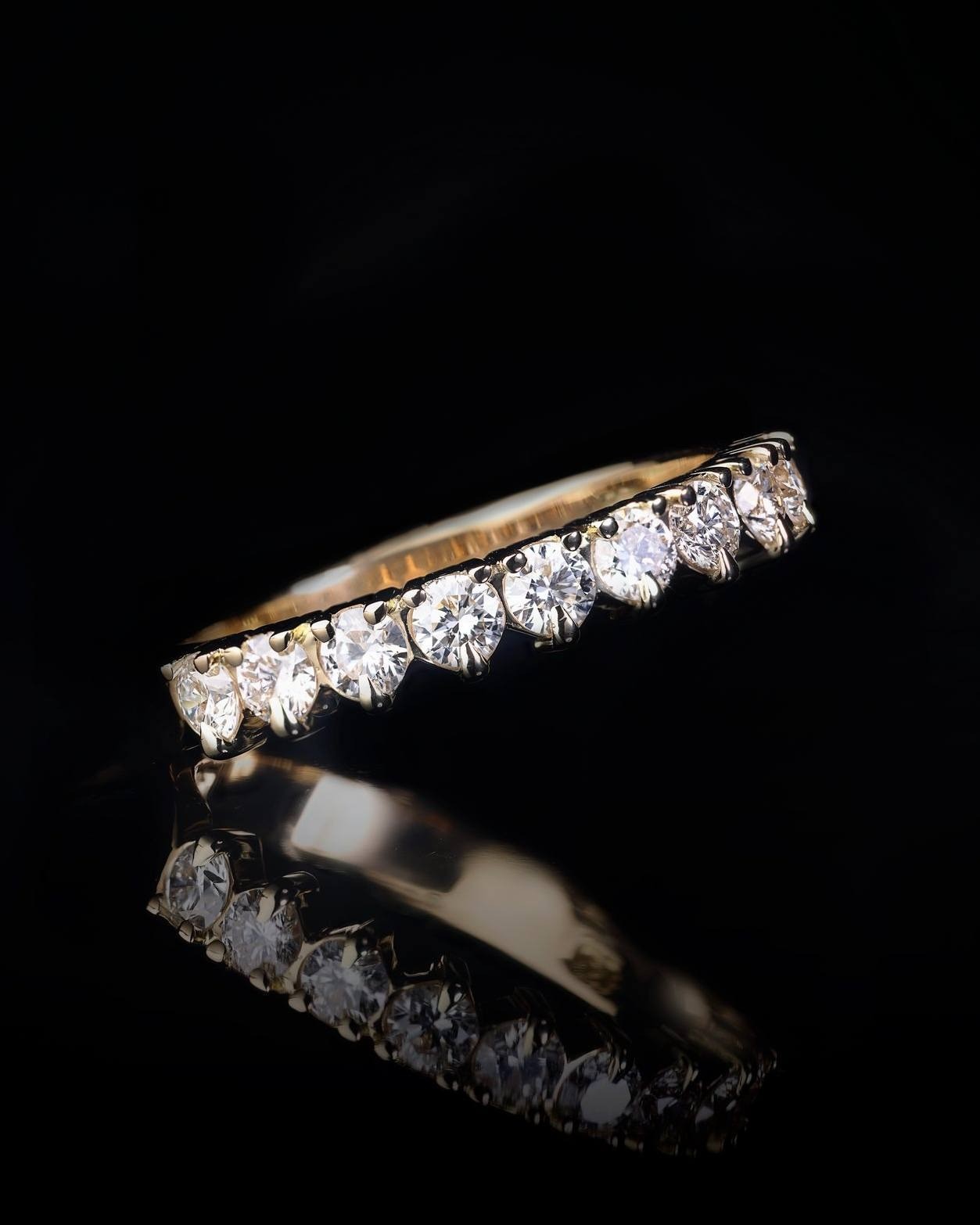 yellow gold Wedding Band - PG-BI-222 - image 1