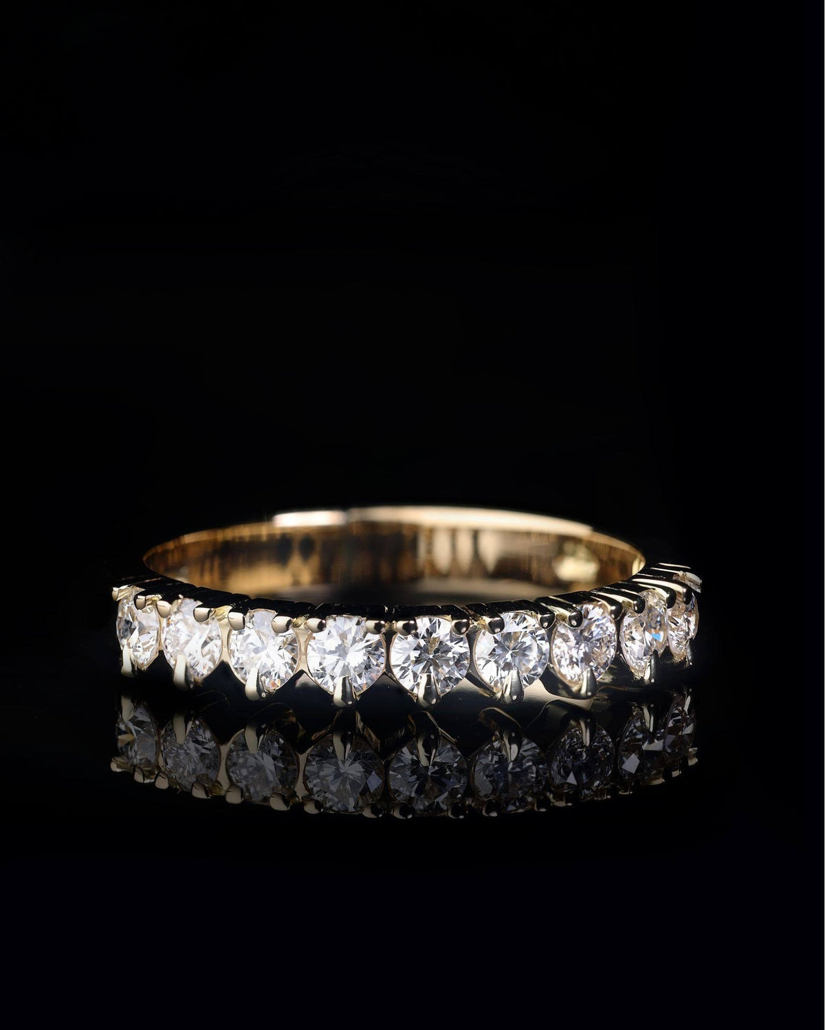 yellow gold Wedding Band - PG-BI-222 - image 3