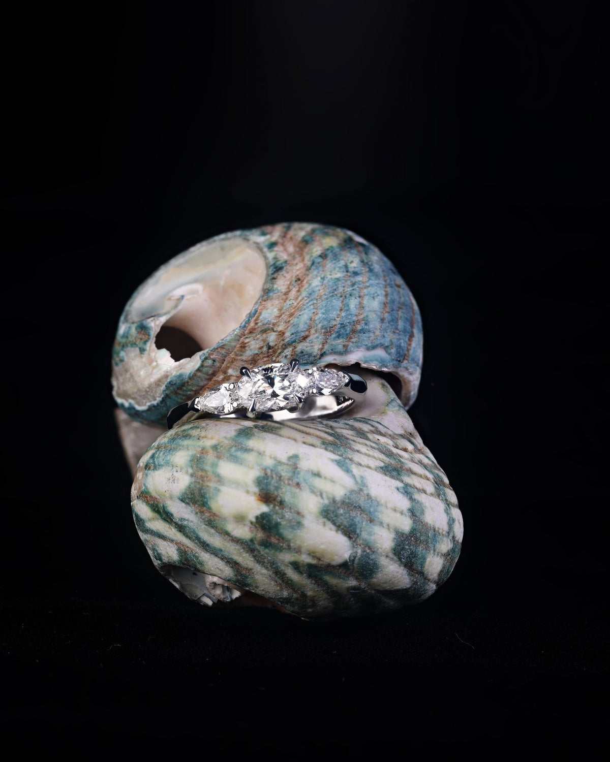 white gold Ring - PG-BI-258 - image 1