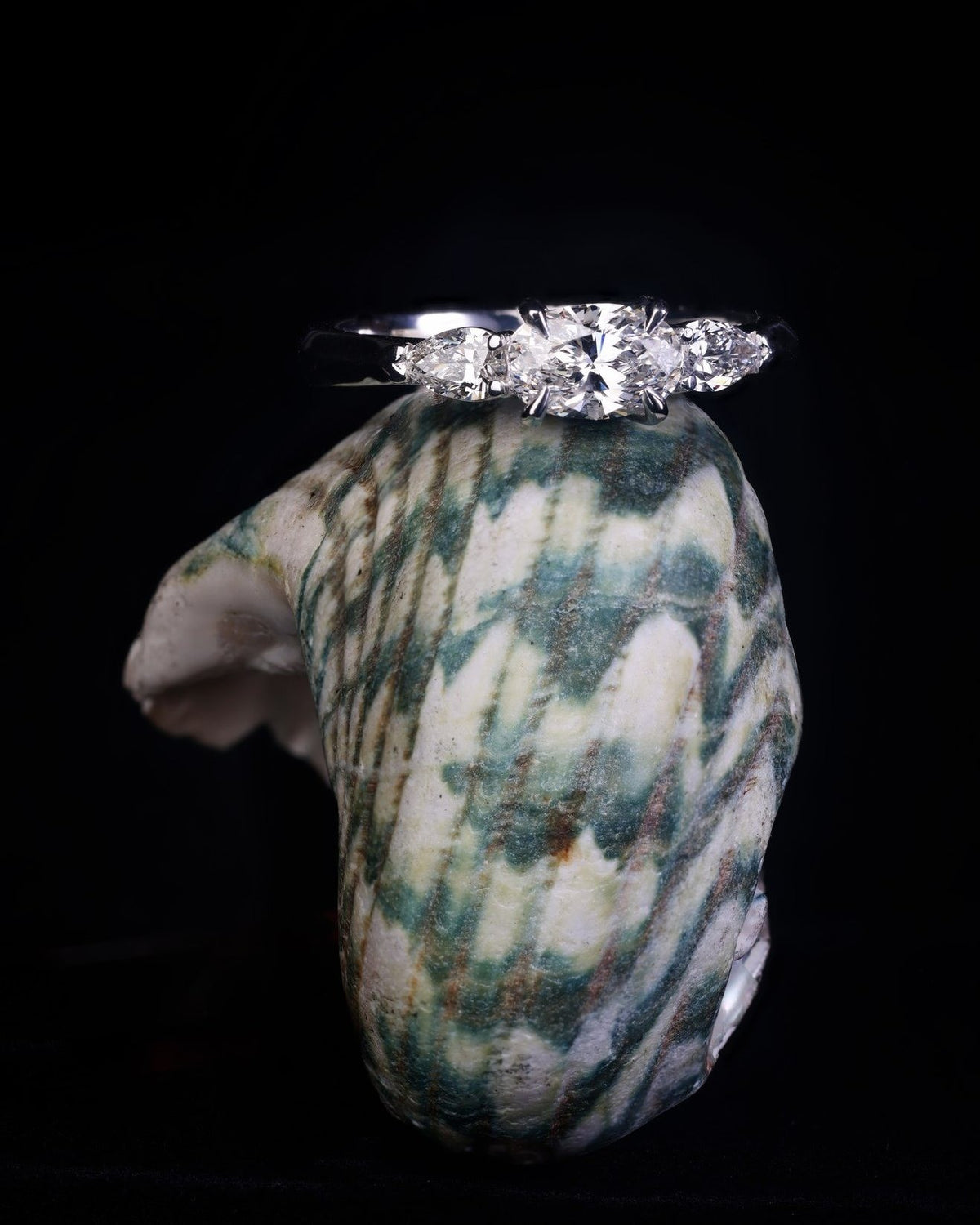 white gold Ring - PG-BI-258 - image 2