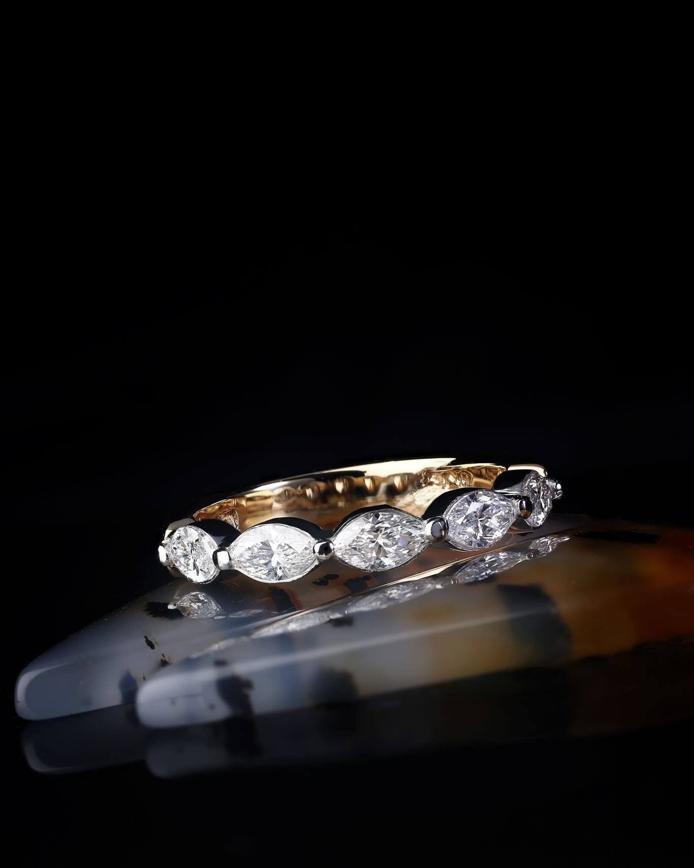 Diamond 18ct Wedding Band - PG-BI-259 - image 1