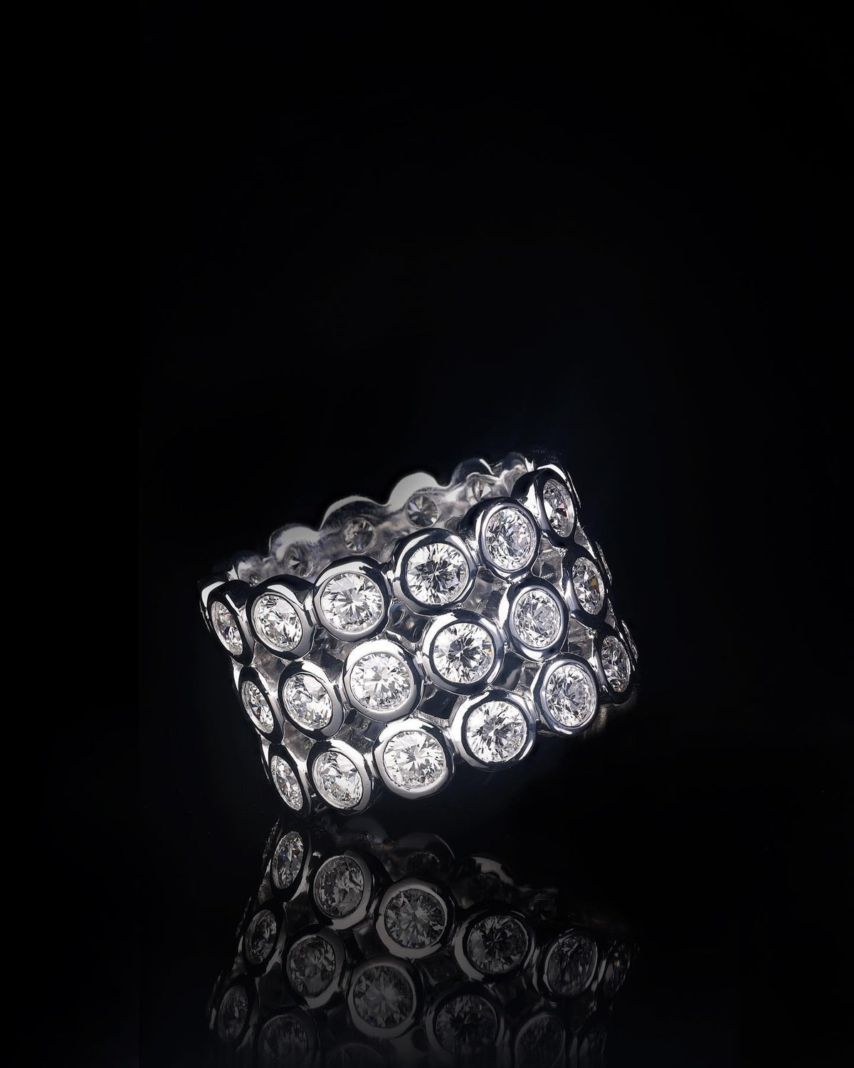white gold Ring - PG-BI-267 - image 3