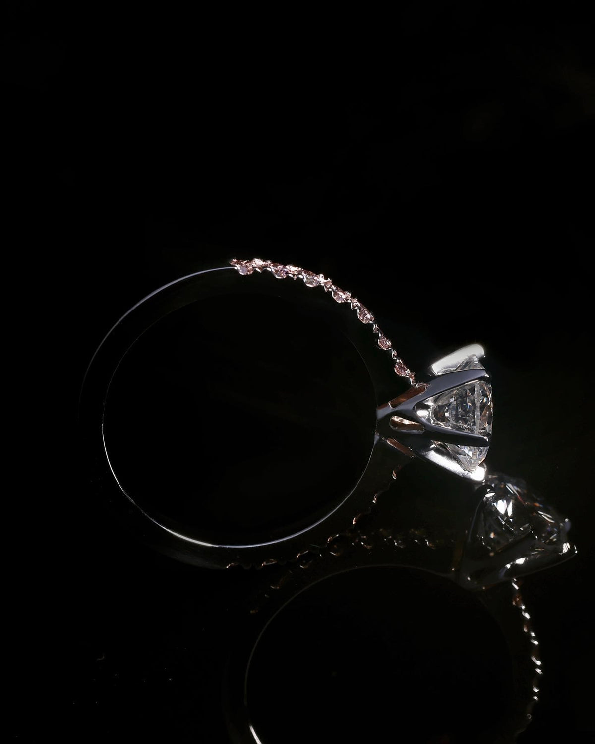 argyle pink diamond Engagement Ring - PG-BI-269 - image 2
