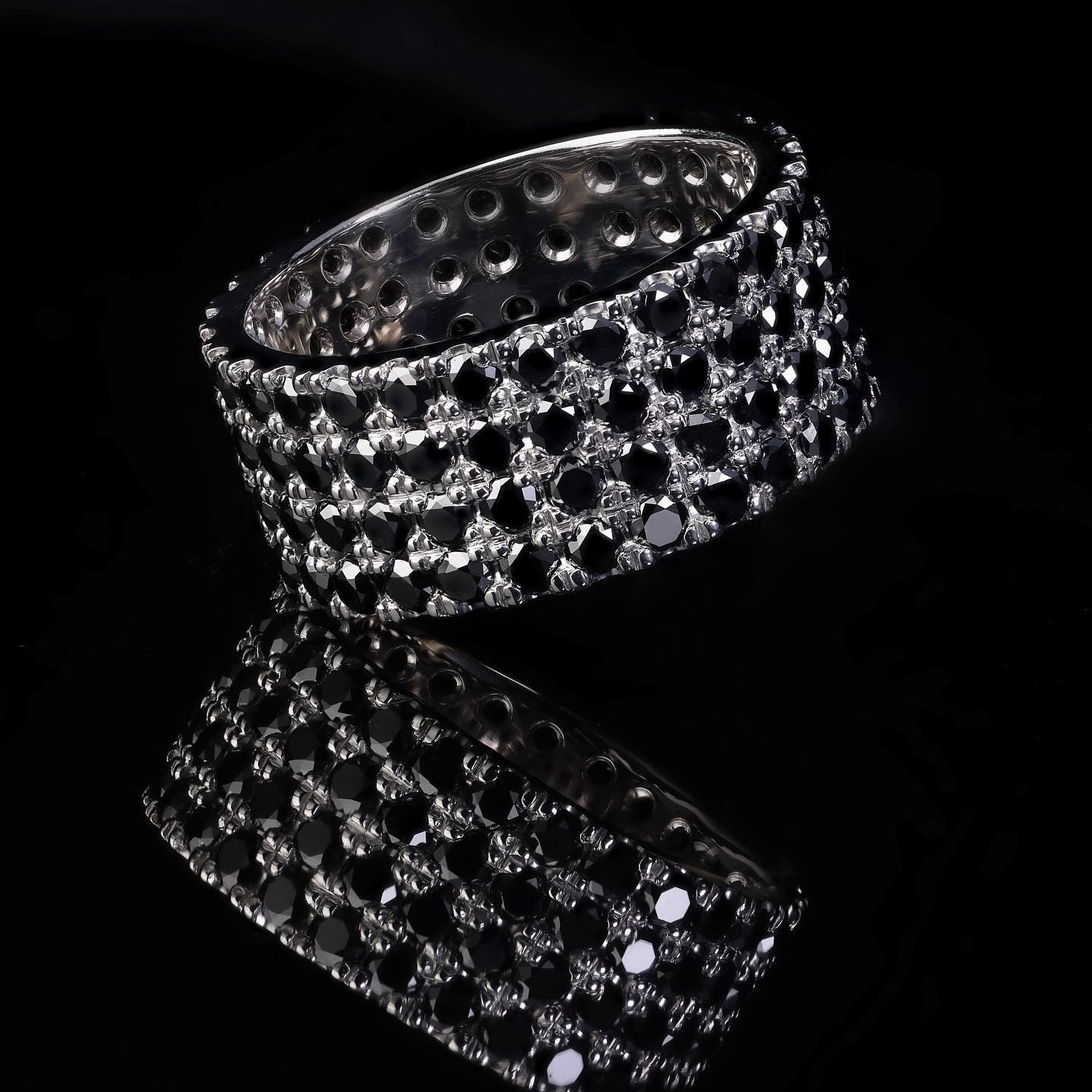 white gold Wedding Band - PG-BI-619 - image 1