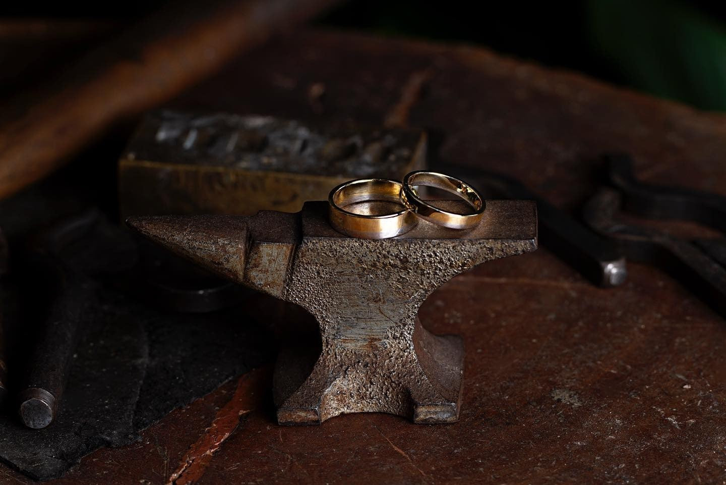 yellow gold Wedding Band - PG-BI-314 - image 1