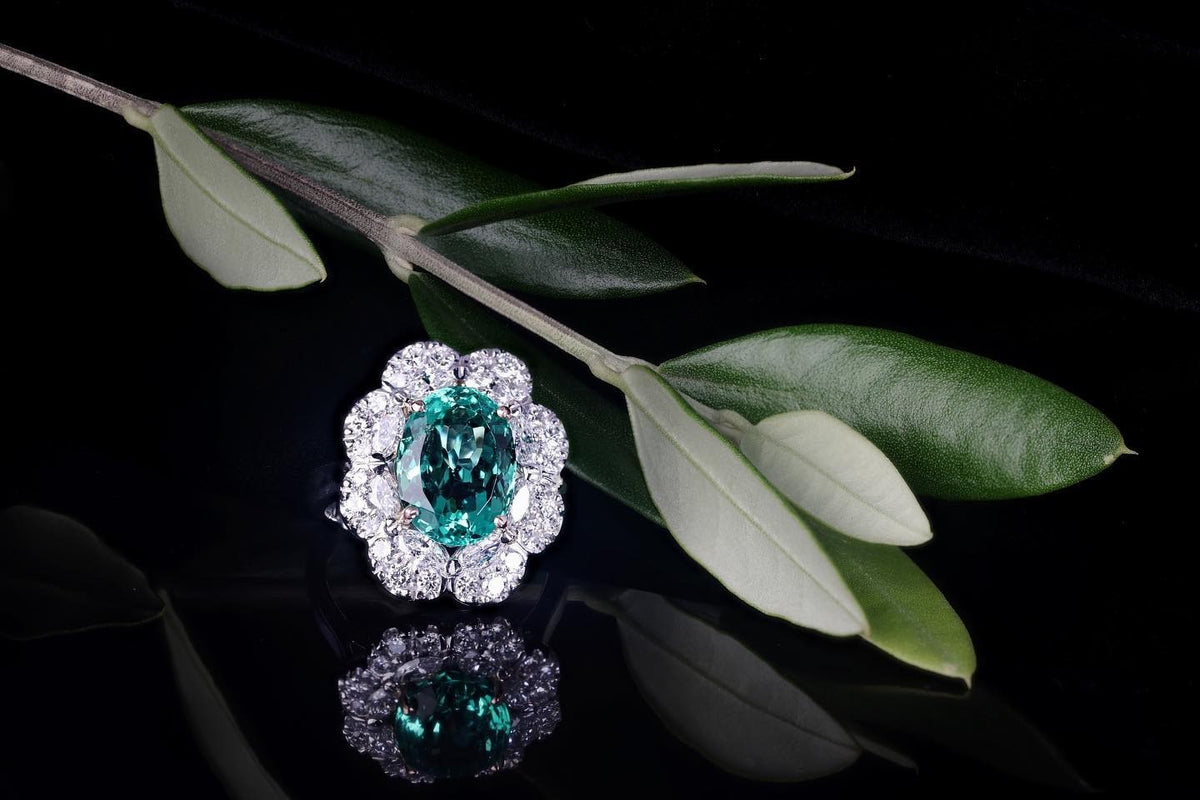 Diamond & Emerald Ring - PG-BI-320 - image 1