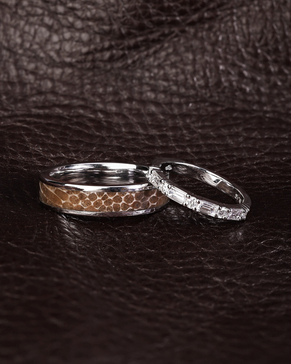 platinum Wedding Band - PG-BI-345 - image 1