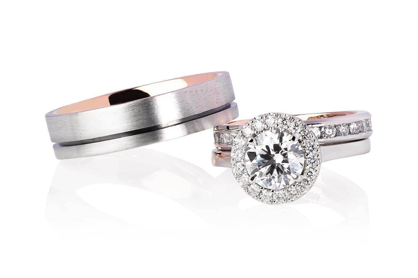 rose gold Engagement Ring - PG-BI-388 - image 1