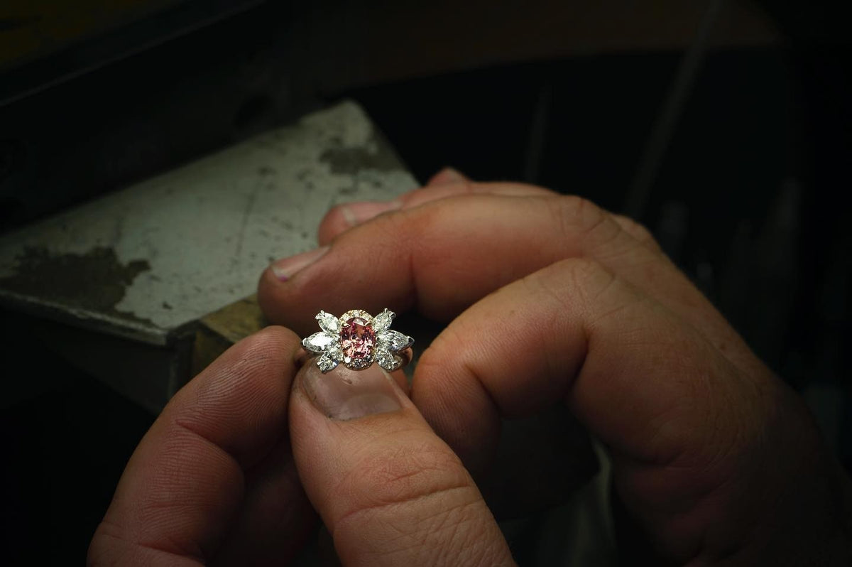 rose gold Engagement Ring - PG-BI-393 - image 1