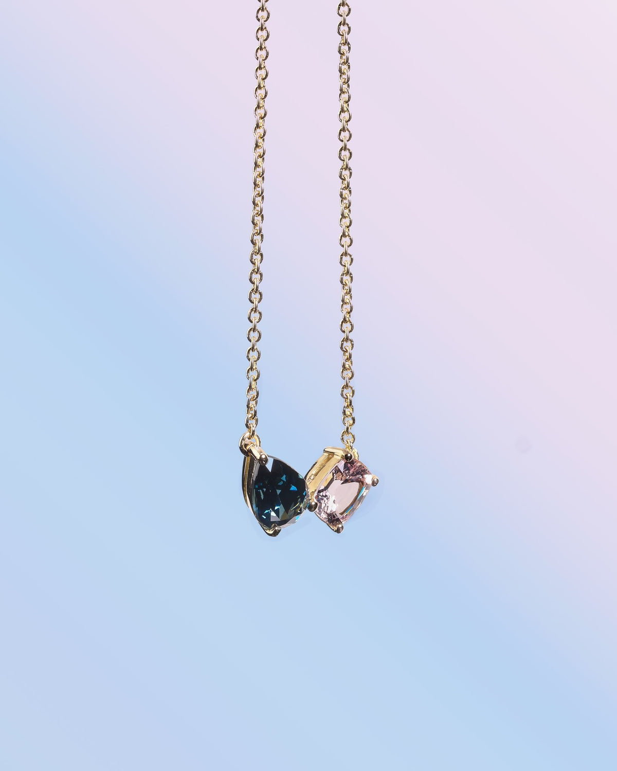 Yellow Gold Pendant - PG-BI-412 - image 1