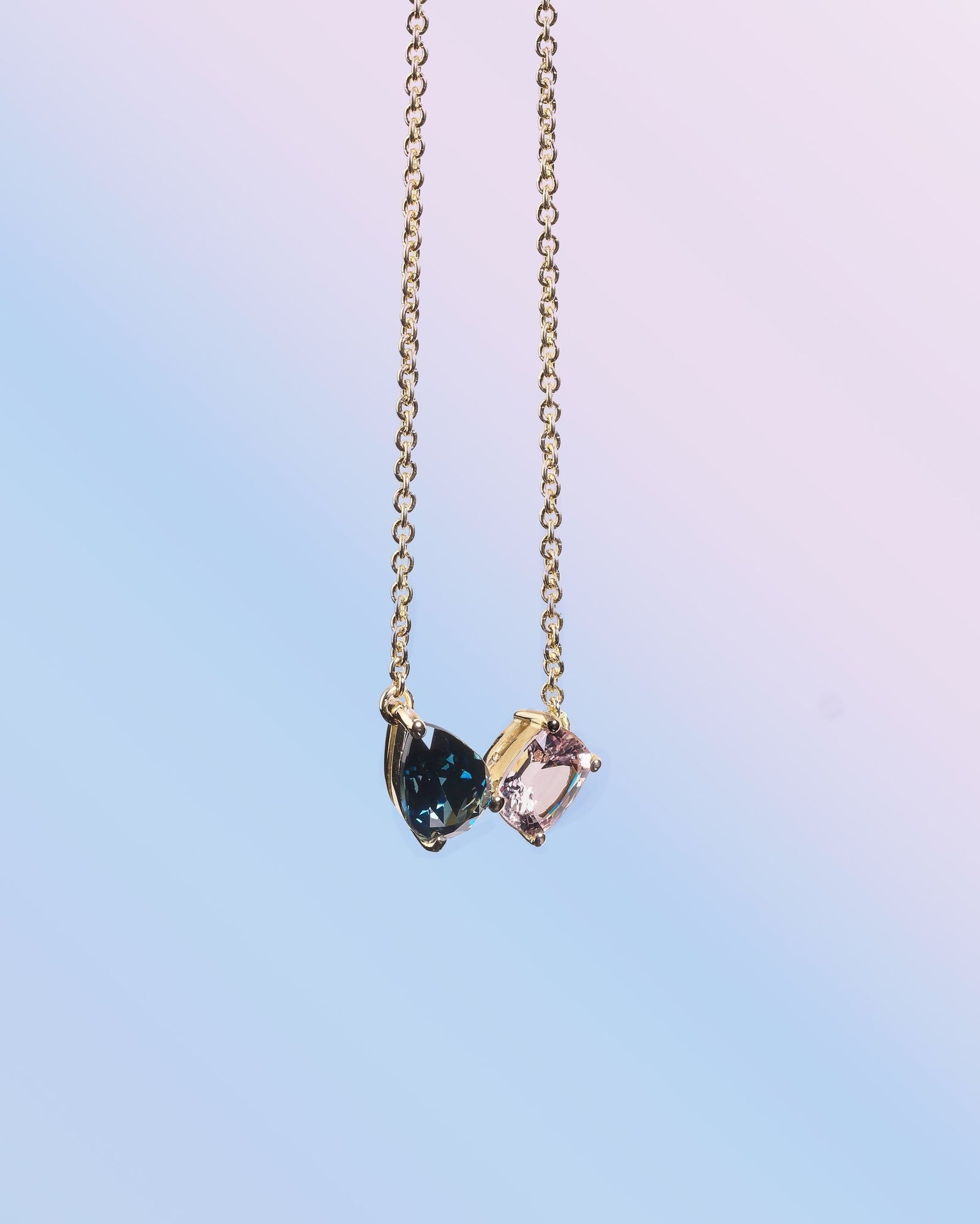 Yellow Gold Pendant - PG-BI-412 - image 1