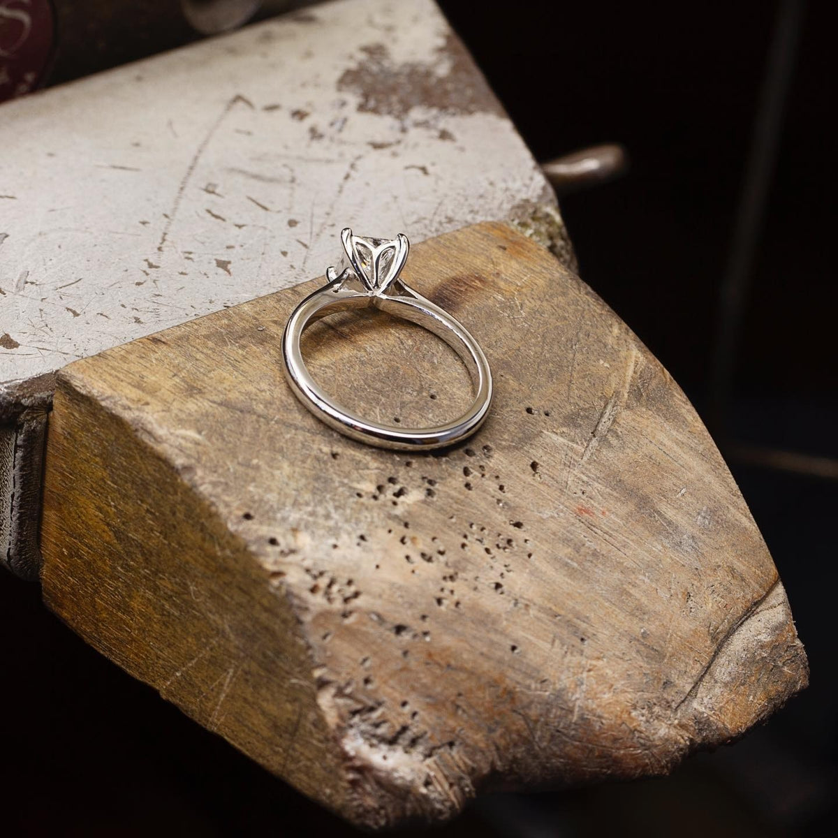 platinum Engagement Ring - PG-BI-562 - image 1