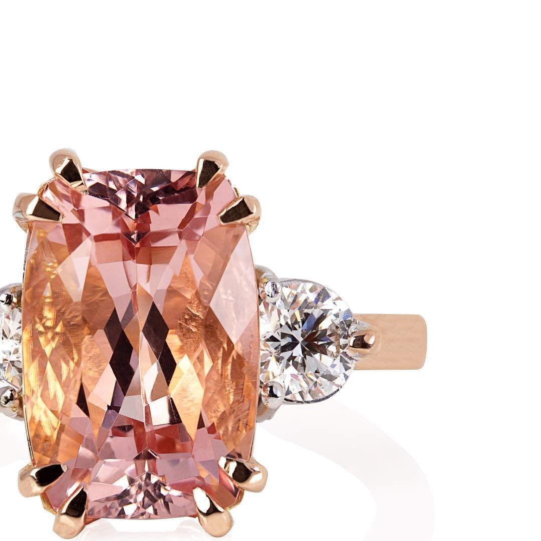 18ct rose gold with diamond highlights Ring - PG-BI-565 - image 1