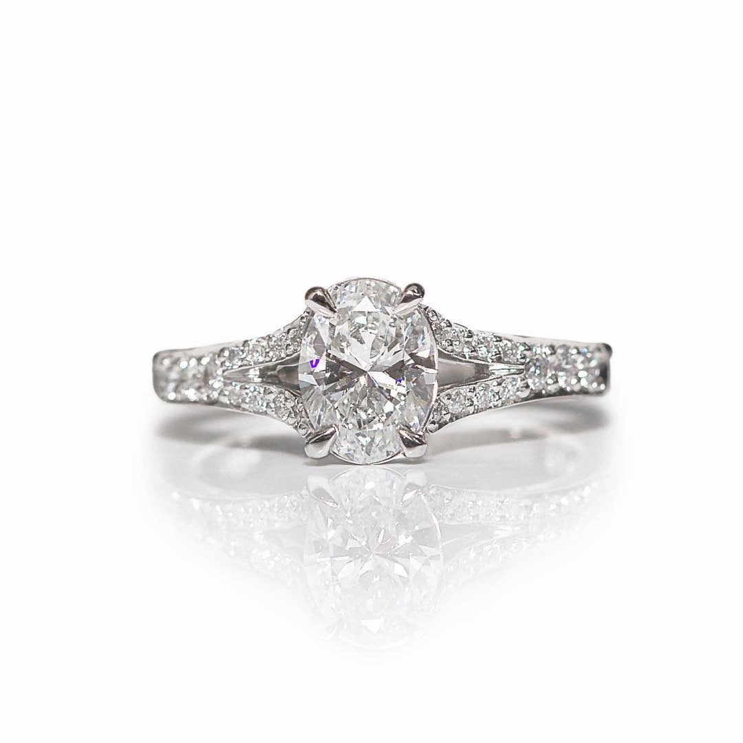 Diamond platinum Engagement Ring - PG-BI-577 - image 1