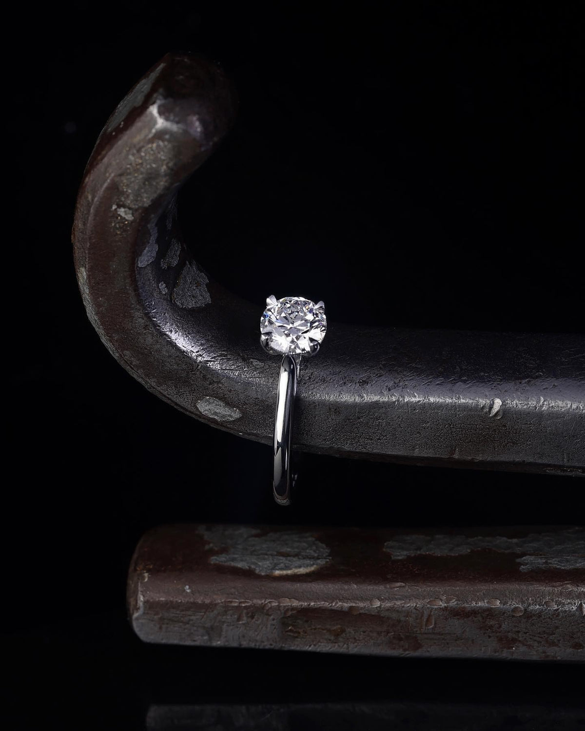 Diamond platinum Engagement Ring - PG-BI-580 - image 1