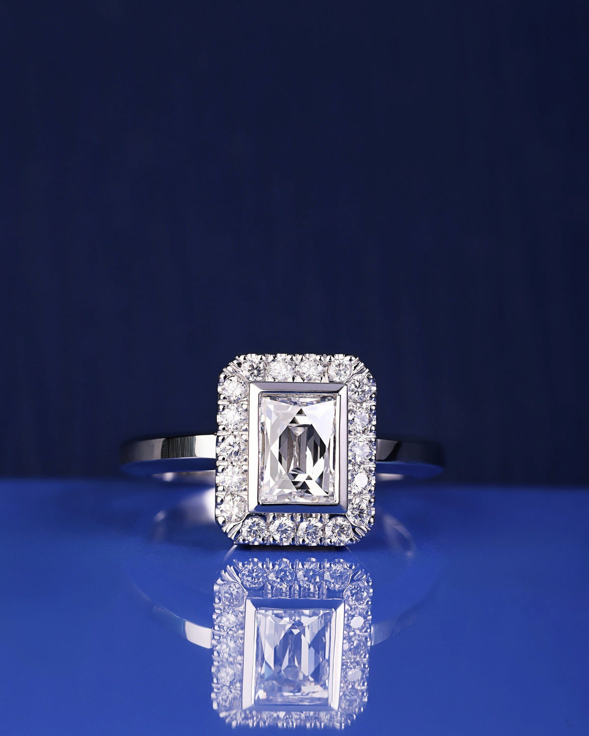 Diamond platinum Ring - PG-BI-590 - image 1