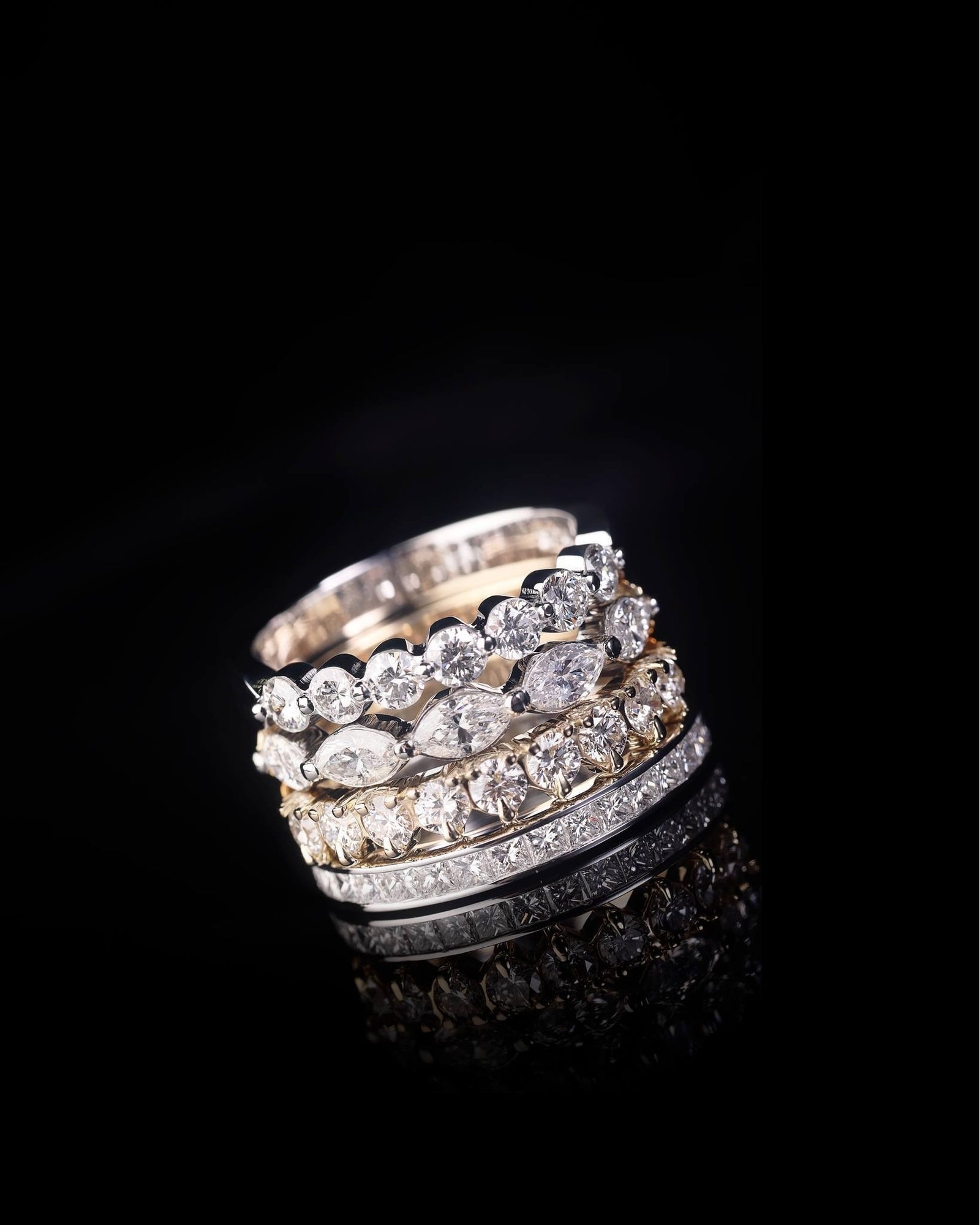 Diamond 18ct Wedding Band - PG-BI-620 - image 1