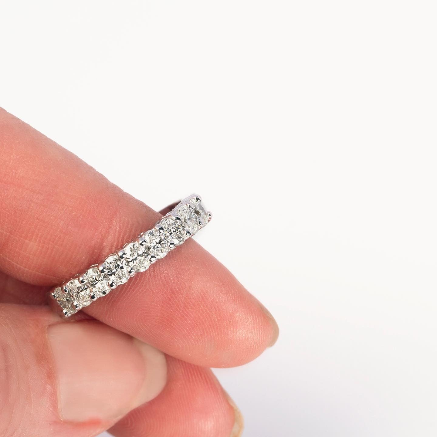 white gold Wedding Band - PG-BI-640 - image 1