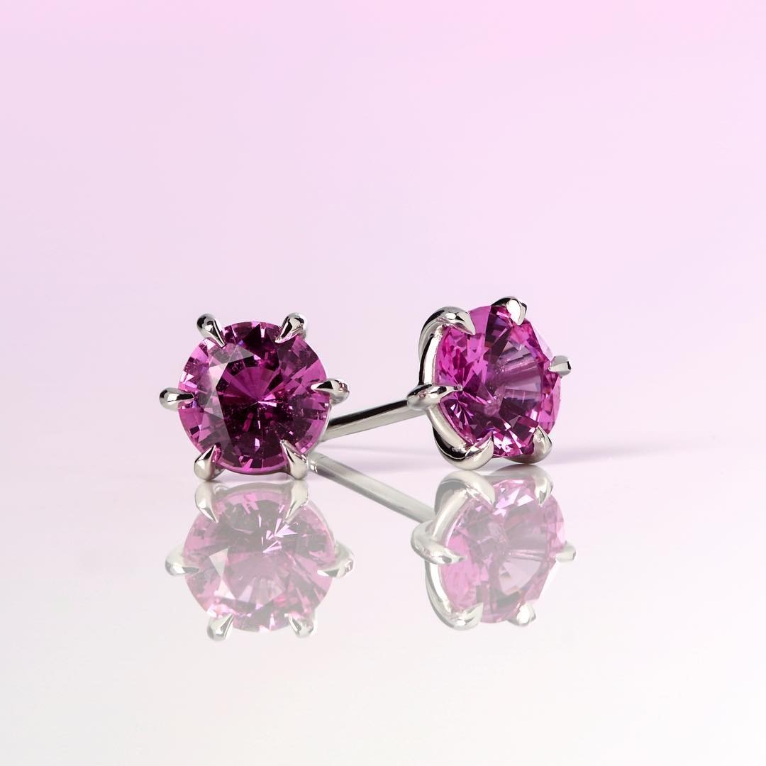 Sapphire Earrings - PG-BI-645 - image 1