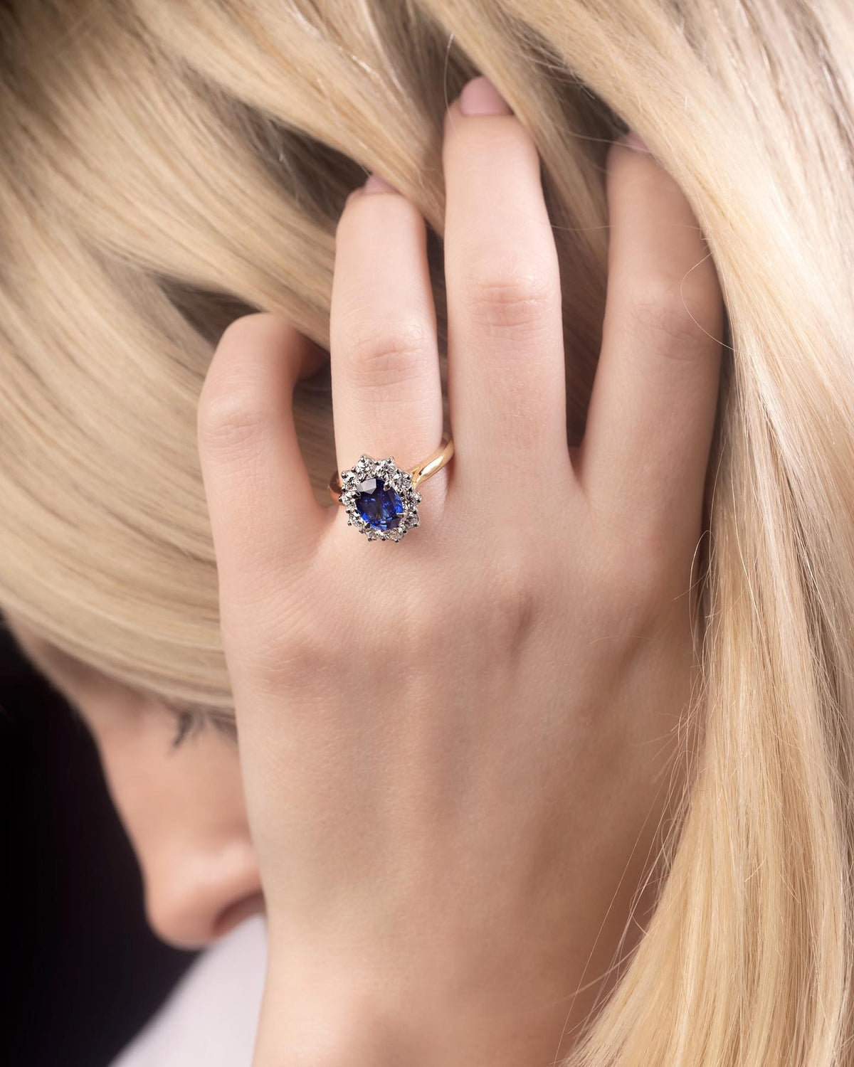 Sapphire Engagement Ring - PG-BI-647 - image 1