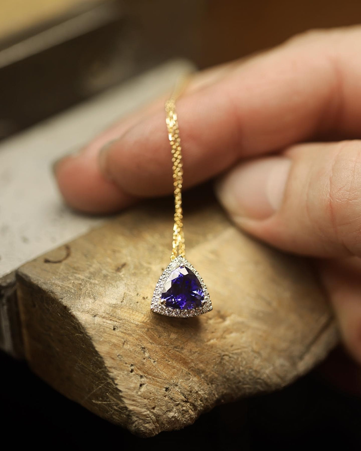 yellow gold Pendant - PG-BI-649 - image 1