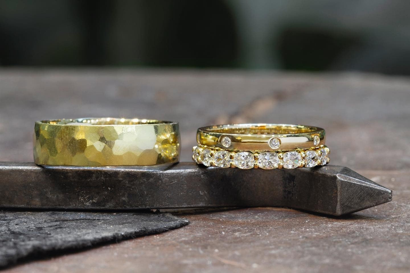 yellow gold Wedding Band - PG-BI-651 - image 1