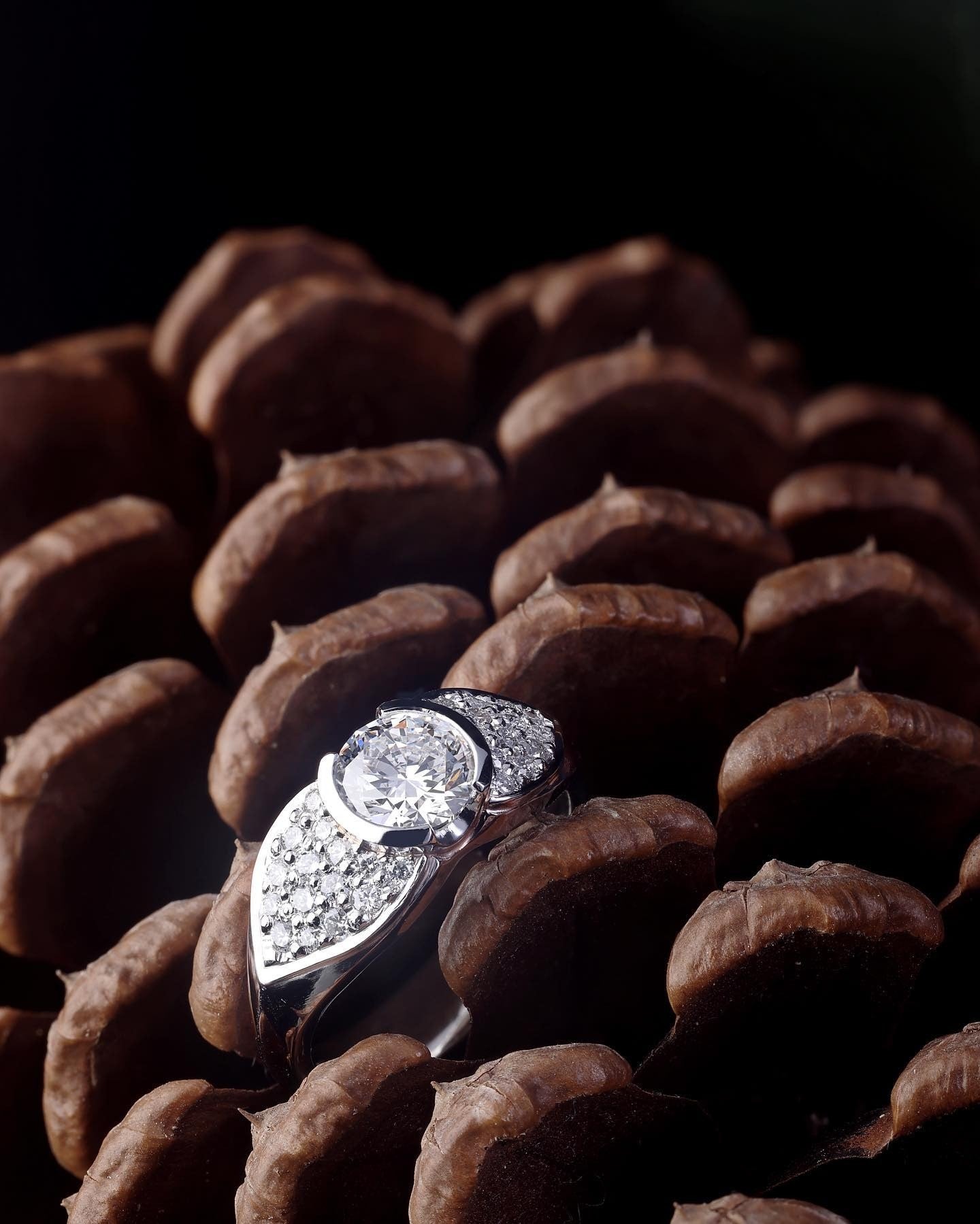 1ct Round brilliant cut diamond Ring - PG-BI-668 - image 1