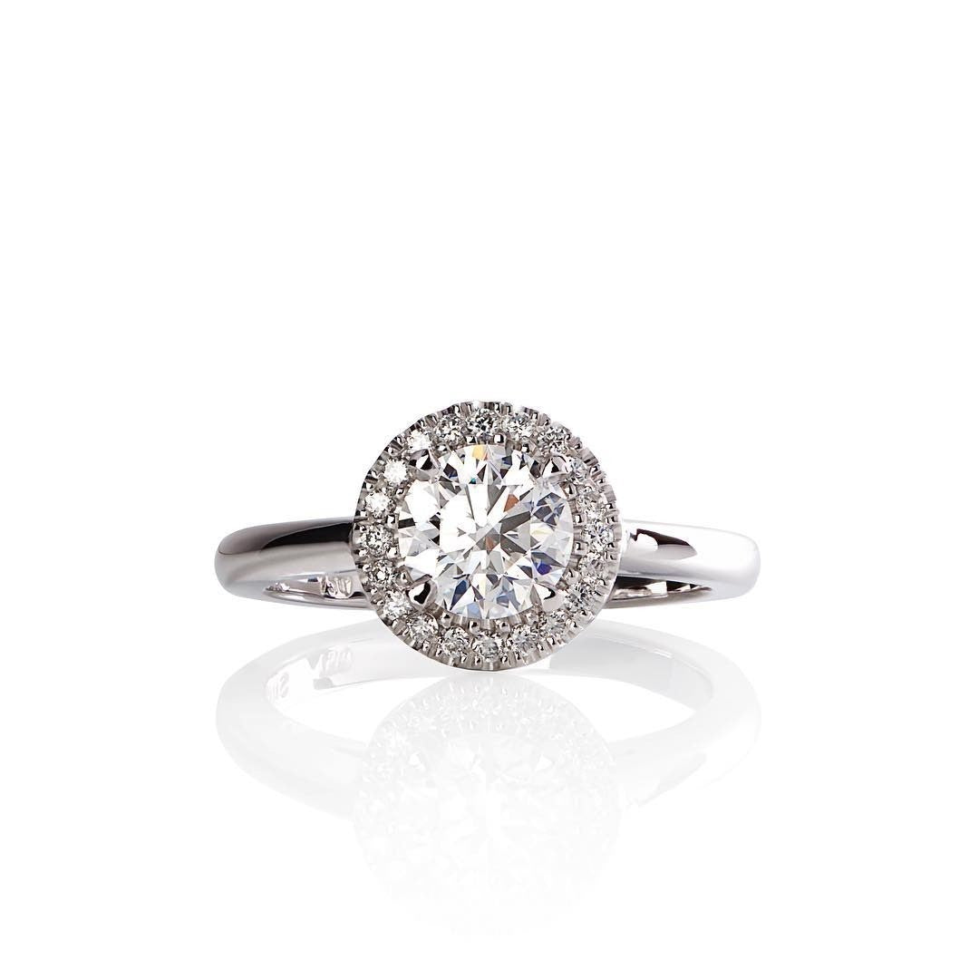 1ct D colour diamond engagement ring that left the studio last week - PG-BI-686 - image 1