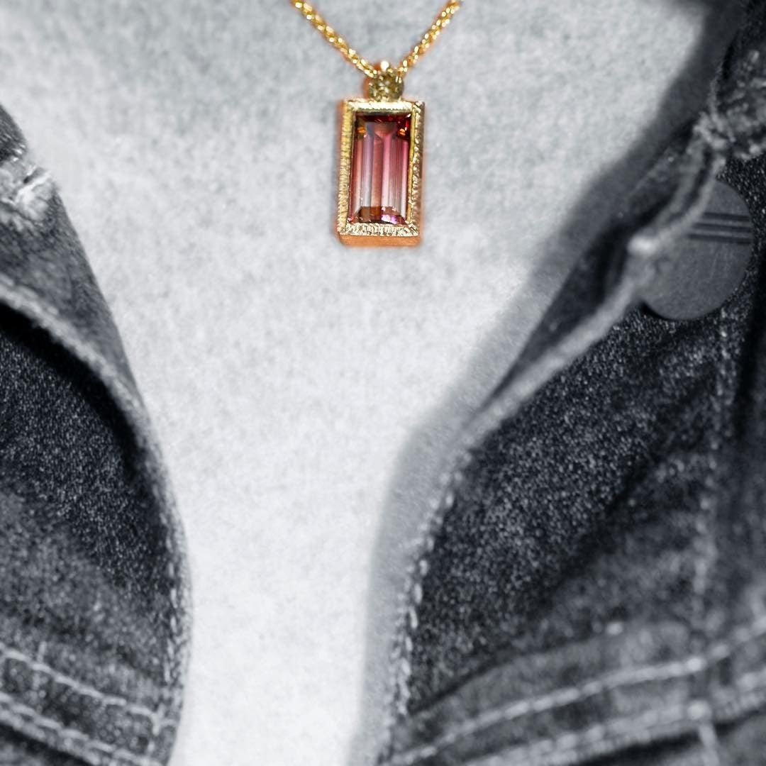 yellow gold Pendant - PG-BI-687 - image 1
