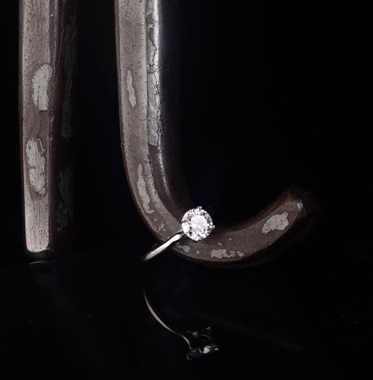 Diamond platinum Engagement Ring - PG-BI-691 - image 1