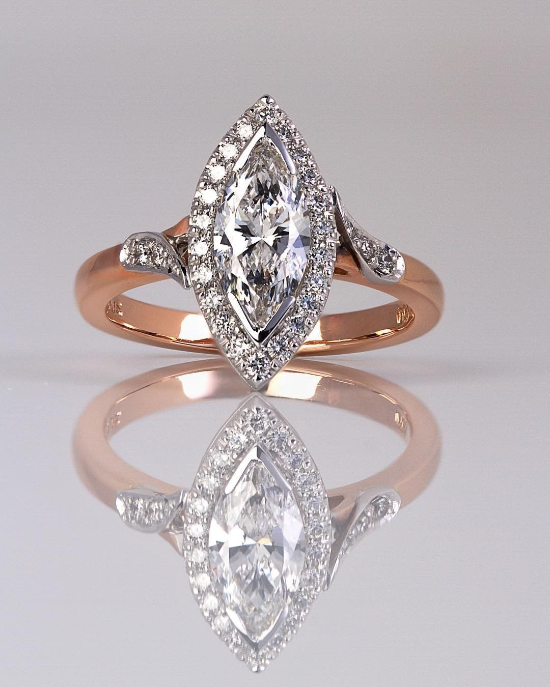 white gold Engagement Ring - PG-BI-748 - image 1