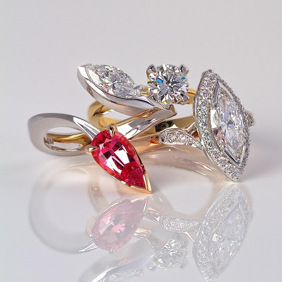 1.33ct mahenge pink spinel and Ring - PG-BI-749 - image 1