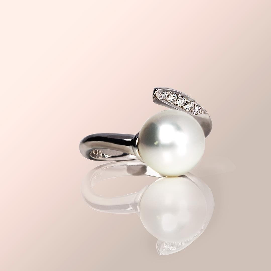 white gold Ring - PG-BI-758 - image 1