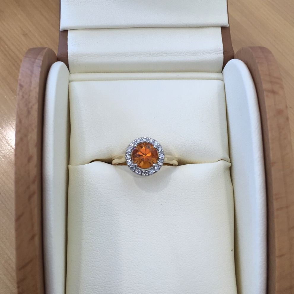 Garnet Engagement Ring - PG-BI-829 - image 1